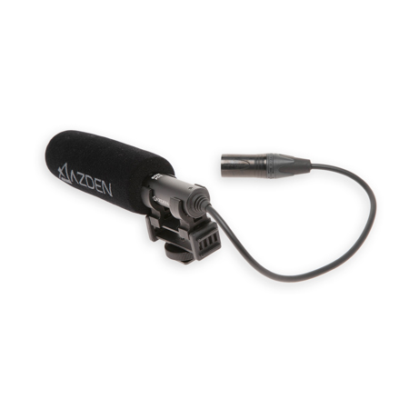 Azden SGM-PDII Mini Shotgun Microphone with Phantom Power and XLR Connection