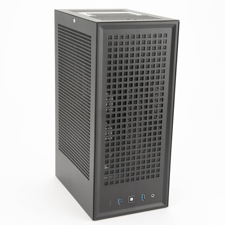 HYTE Revolt 3 ITX Small Form Factor Case with 700W Gold SFX Power Supply, Black
