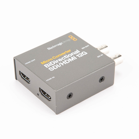 Blackmagic Design Micro Converter Bi-Directional SDI to HDMI 12G - SKU#1726304