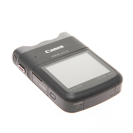 Canon VIXIA mini X Full HD Camcorder, 12.8MP, f/2.8 Fisheye Lens, 2.7" Tilting Touch Panel LCD, Built-in Wi-Fi, Microphone Input & Headphone Output