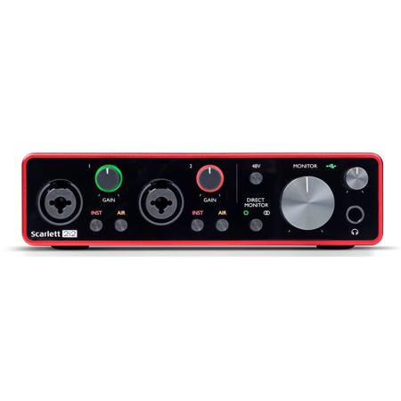 Focusrite Scarlett 2i2 2x2 USB Audio Interface (3rd Generation) - SKU#1726983