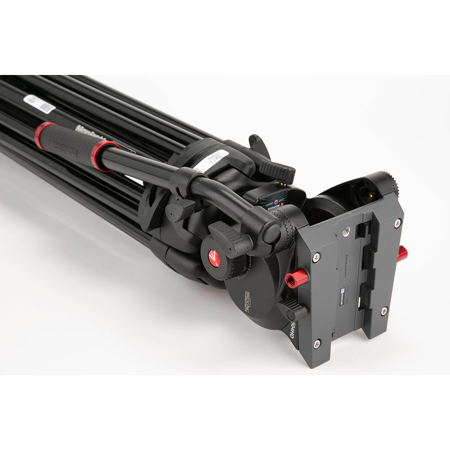 Manfrotto 504HD VD Fluid Video Head with 546B Aluminum Tripod Legs - SKU#1728483