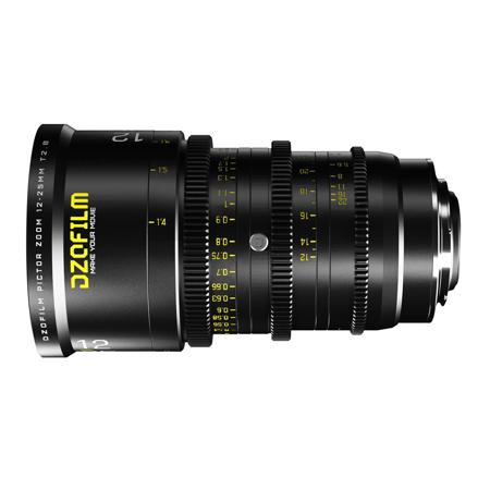 DZOFILM Pictor Zoom 12-25mm T2.8 Parfocal Cine Lens for PL Mount and Canon EF, Black