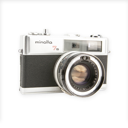 Minolta Hi-Matic 7S 35mm Rangefinder Camera with 45mm f/1.8 Lens