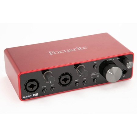 Focusrite Scarlett 2i2 2x2 USB Audio Interface (3rd Generation) - SKU#1730044
