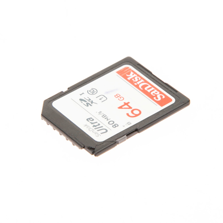 SanDisk 64GB Class 10 Ultra SDHC UHS-I Memory Card, Up to 80MB/s Read Speed
