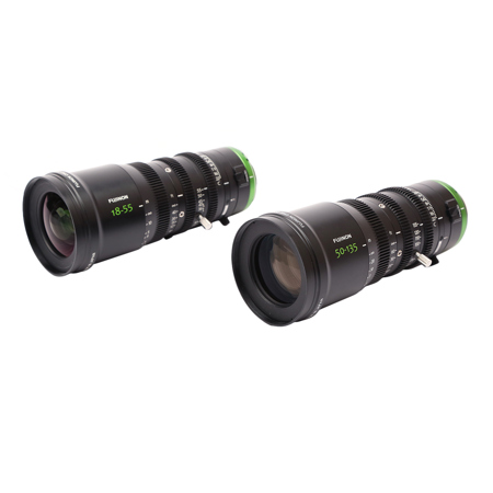 Fujinon MK 18-55mm with MK 50-135mm T2.9 Cine Lens Kit for Sony E Mount #1738925