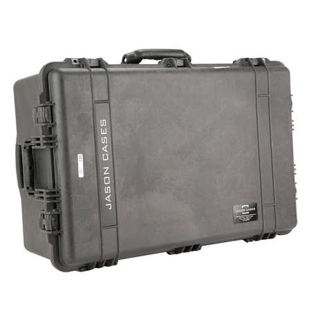 Used Jason Cases Hard Rolling Case with Wheels and Pull-Out Handle for ...