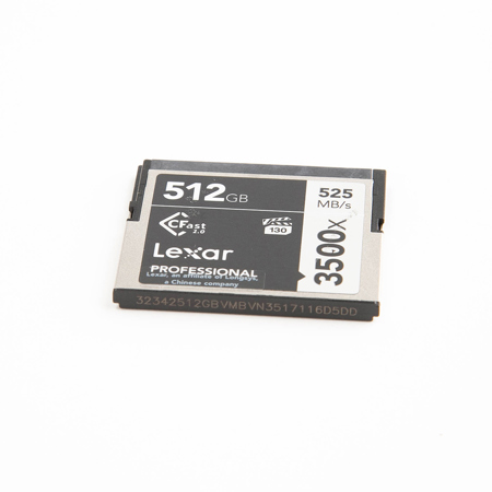 Lexar 512GB Professional 3500x CFast 2.0 Memory Card - SKU#1740611