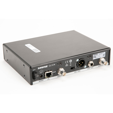 Shure QLXD4 Half-Rack Single Channel Digital Wireless Receiver - J50A:572-616MHz