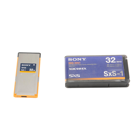 Sony SBS32G1 32GB SxS-1 Memory Card for XDCAM EX Camcorder - SKU#1742312