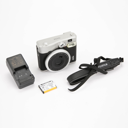 Fujifilm Instax Mini 90 Neo Classic Camera, Instant Film Camera, Black