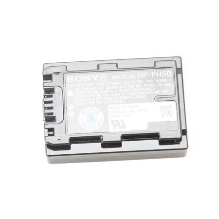 Sony NP-FH50 H-Series Actiforce 6.8V Hybrid Info-lithium Battery - SKU#1744237