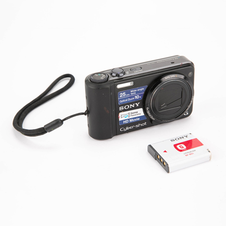 Sony Cyber-Shot DSC-H70/B Digital Camera with 10x Optical Zoom, 25mm Wide Lens, Black