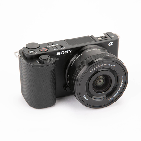 Sony ZV-E10 Mirrorless Camera with 16-50mm Lens, Black