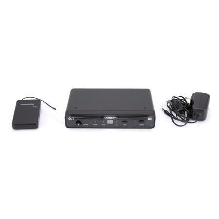 Samson Concert 88x UHF Wireless Lavalier System, Includes CR88x Wireless Receiver, CB88 Beltpack Transmitter, LM5 Lavalier Omnidirectional Microphone, K: 470-494 MHz