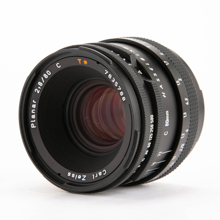 USED Hasselblad Carl Zeiss Planar 80mm F/2.8 C T* Lens, Late Model