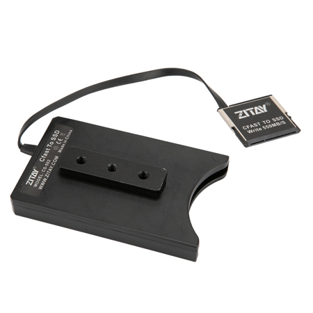ZITAY CFast to SSD Adapter, Dual CFast 2.0 Memory Card 4TB to 2.5" SATA3 SSD Converter Compatible for Blackmagic URSA Mini 4K