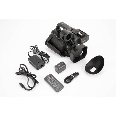 Sony PXW-X70 XDCAM XAVC HD422 Hand-Held Camcorder, 1" Exmor R CMOS Sensor, 12x Optical Zoom, 48x Digital Zoom, USB/HDMI (20 Hours)