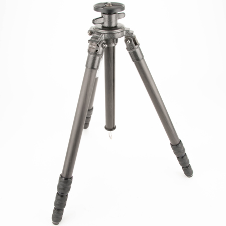Gitzo G1348 MK2 Mountaineer Inter Pro Studex Carbon Fiber Tripod Legs w/Flat Plate (Height 4.5-65.7", Maximum Load 26.5 lbs)