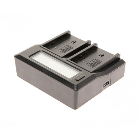 Neewer NP-F550 Dual Slot Battery Charger for Sony NP F Series - SKU#1750623