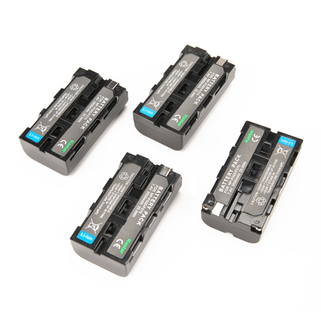 Kastar NP-F570 7.4V 3500mAh Replacement Battery - 4-Pack SKU#1755098