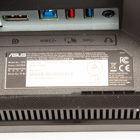 ASUS ROG Swift PG27AQN 27" 16:9 QHD 360Hz IPS LCD HDR Gaming Monitor