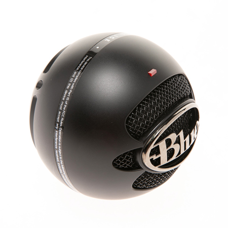 Blue Microphones Snowball USB Condenser Microphone - Ice Black SKU#1756232
