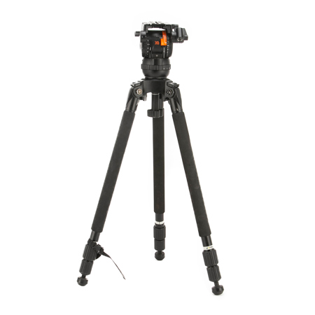 Miller CX8 Fluid Head with Solo 75 3-Section Aluminum Alloy Tripod - SKU#1758173