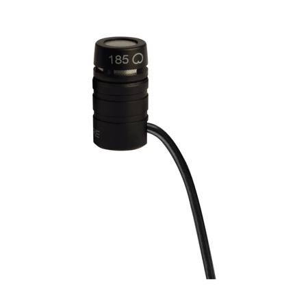 Shure WL185 Cardioid Lavalier Microphone, 4' Cable, TA4-F 4-Pin Connector