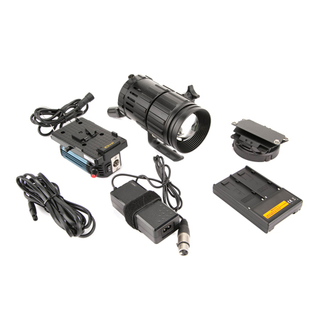Intellytech Pocket Cannon Focusable LED Tungsten Fresnel V-Mount & NPF Kit