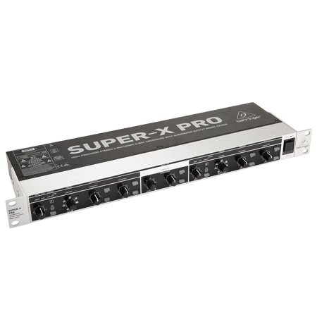 Behringer SUPER-X PRO CX2310 V2 High-Precision Stereo 2-Way/Mono 3-Way Crossover with Subwoofer Output