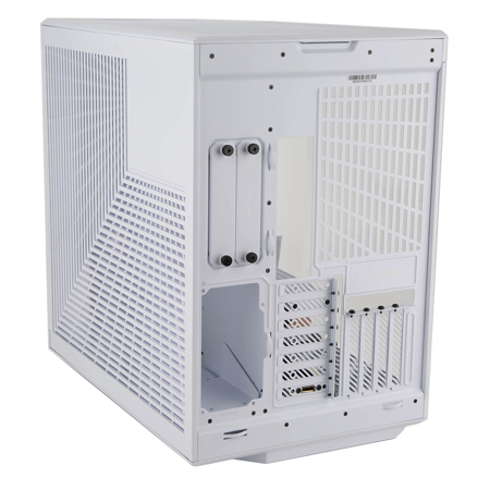 HYTE HYTE Y70 Touch Dual Chamber ATX Mid Tower Modern Aesthetic Case with Integrated 4K LCD Touchscreen, Snow/White