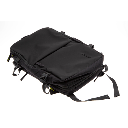 Incase EO Travel Backpack - Black for overnight travel. with 17" MacBook compartment & iPad Pocket