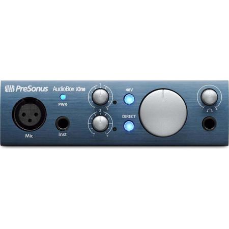 PreSonus AudioBox iOne 2x2 USB 2.0 / iPad Recording Interface - SKU#1770234