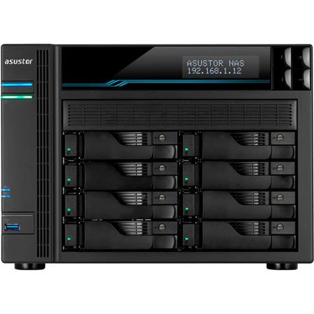 ASUSTOR Lockerstor 8 AS6508T 8-Bay Diskless NAS - SKU#1771338