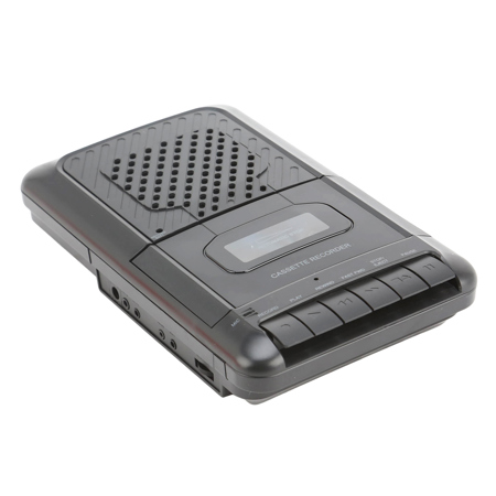 onn. Cassette Recorder - Black SKU#1773441