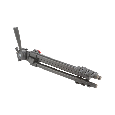 Manfrotto 728B Digi Tripod (Black) with 3-Way Pan/Tilt Head