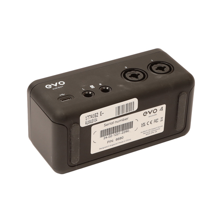 Audient EVO 4 Desktop USB Type-C (Software Not Included) - SKU#1774162