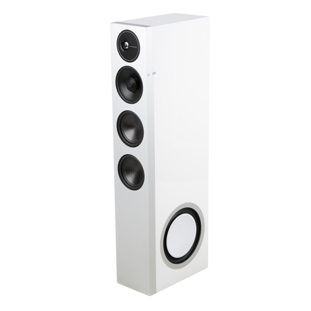 Definitive Technology Demand D17 Floorstanding Speaker, Left, Gloss White