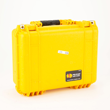 USED Pelican 1450 Medium Case - Yellow, NO FOAM SKU#1777094