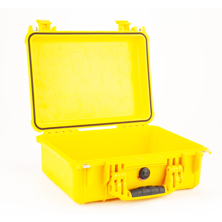 USED Pelican 1450 Medium Case - Yellow, NO FOAM SKU#1777094