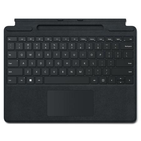 Microsoft Signature Keyboard with Fingerprint Reader for Surface Pro 8 and X, Black