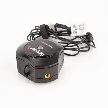 Used Datacolor Spyder5 Pro USB Colorimeter with Desktop Cradle