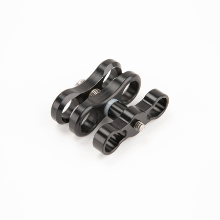 Ultralight Ball Clamp with 1/4"-28 Bolt and Black T-Knob