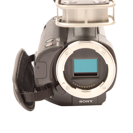 USED Sony NEX-VG20 Interchangeable Lens 1920x1080 Full HD Handycam  Camcorder Body With E Lens Mount undefined