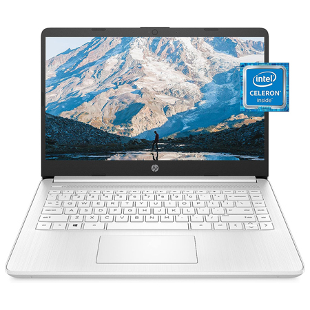 HP 14-dq0040nr 14" HD Notebook Computer - Snowflake White SKU#1784119