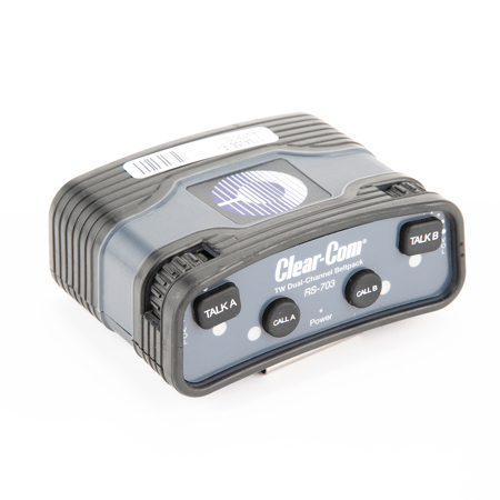 Clear-Com RS-703 Two-Channel Beltpack - SKU#1784356