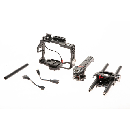 Fotga JTZ DP30 JL-JS7 Electronic Camera Cage Rig for SONY A9,A7III,A7RIII,A7SIII ,A7RV Mirrorless Camera w/ 15mm Rail Rod Base Plate,Top Handle