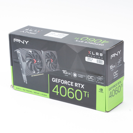 PNY NVIDIA GeForce RTX 4060 Ti 16GB XLR8 VERTO GDDR6 Overclocked Graphics Card